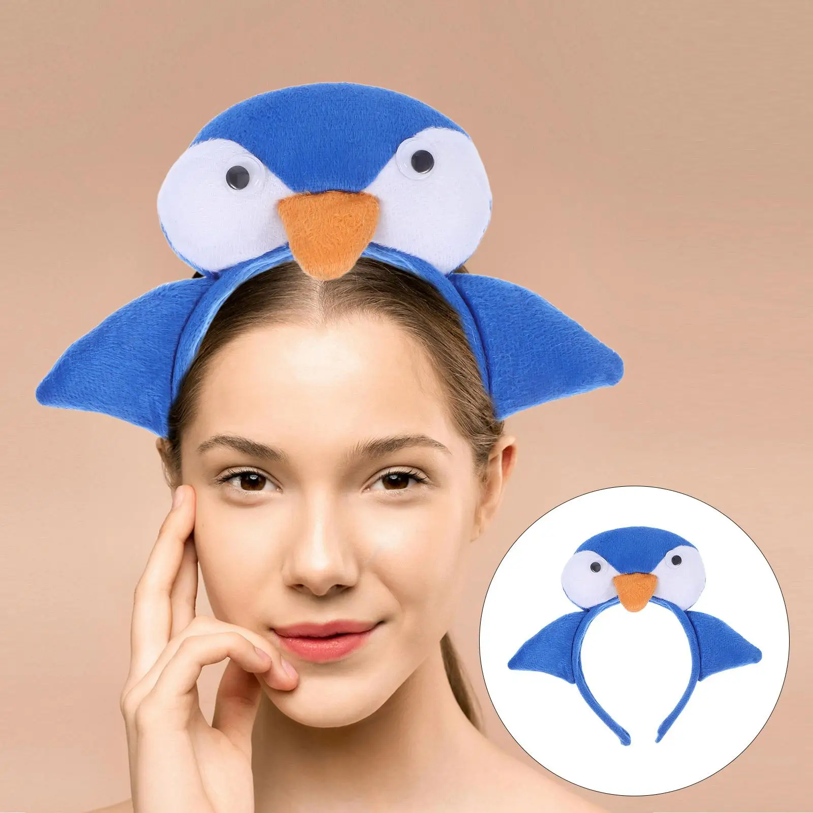 Opaska na głowę z pingwinem Opaski dla dzieci Opaski na włosy dla zwierząt Opaski do włosów dla dzieci