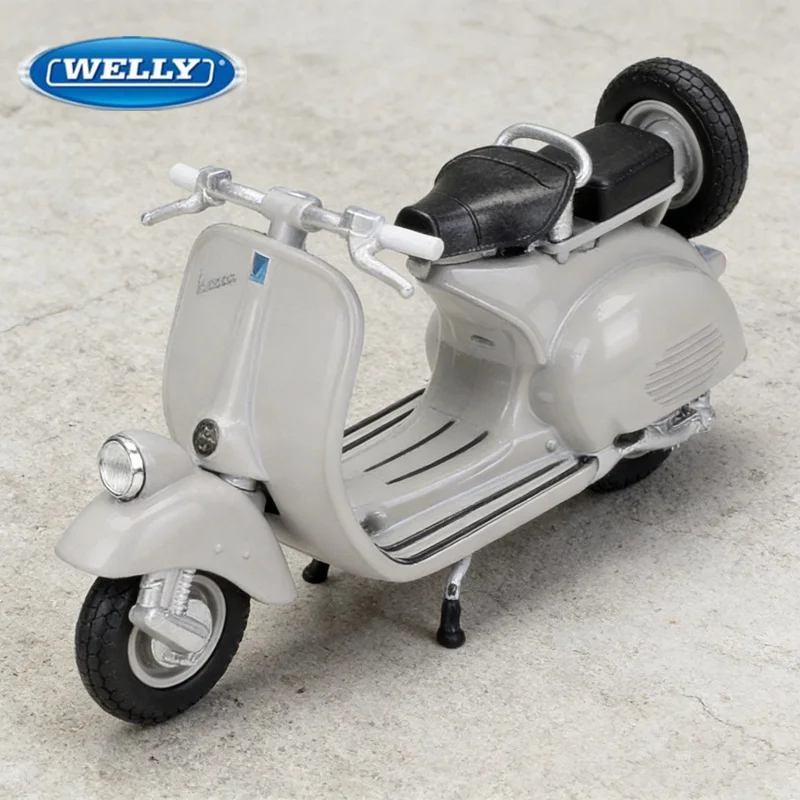 

WELLY 1:12 Vespa 1953 125CC 1970 150CC сплав классическая модель мотоцикла для отдыха имитация металлической уличной модели мотоцикла детский подарок