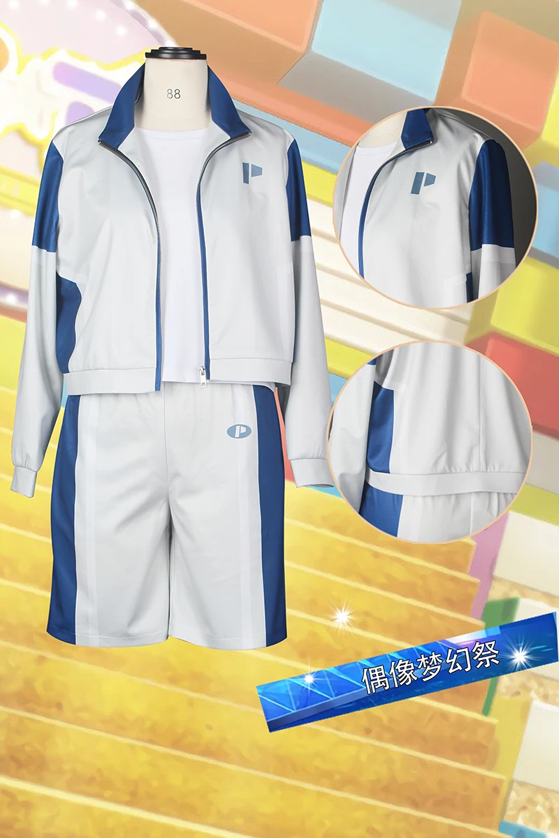 COS-HoHo Ensemble Stars 2 All Members Sportswear Game Suit Handsome Uniform Cosplay Costume Halloween Party Role Play Outfit