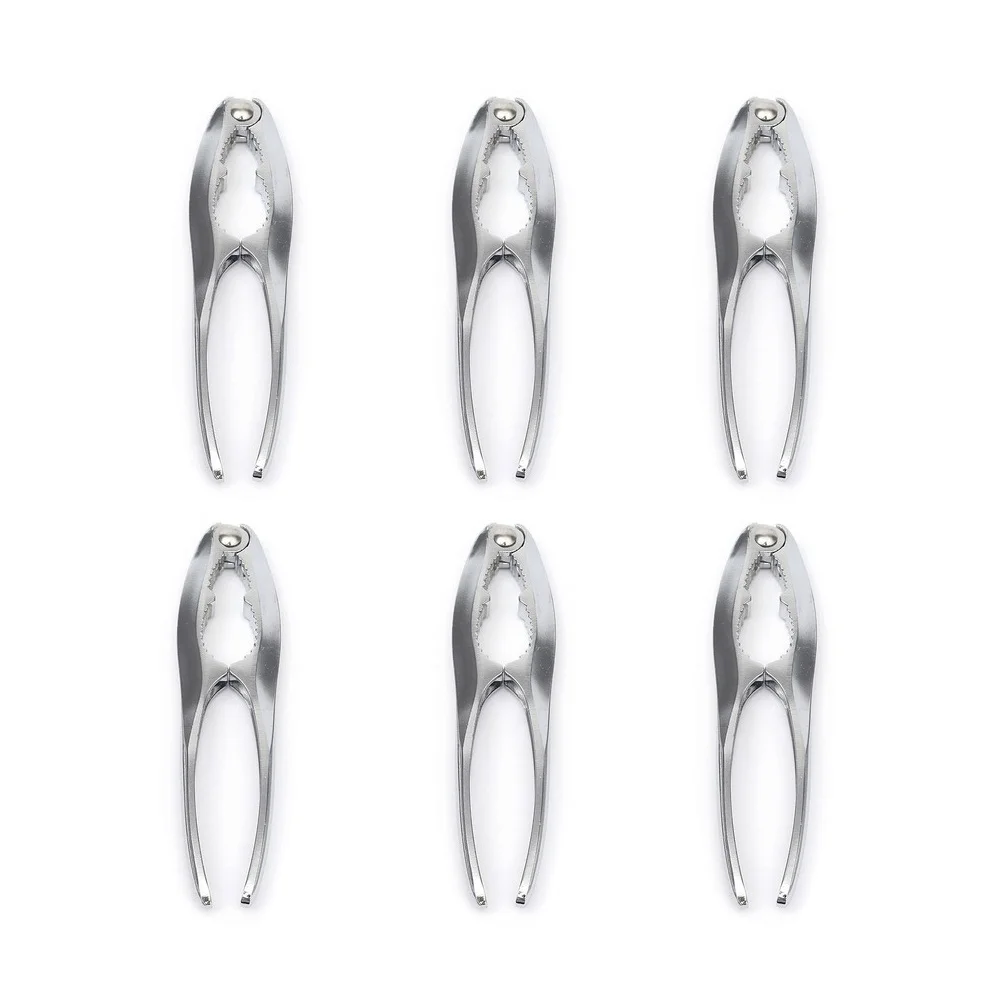 

6Pcs Seafood Tool Set Lobster Opener Nutcracker Zinc Alloy Stainless Steel Seafood Picks Forks for Crab Nut Shellfish