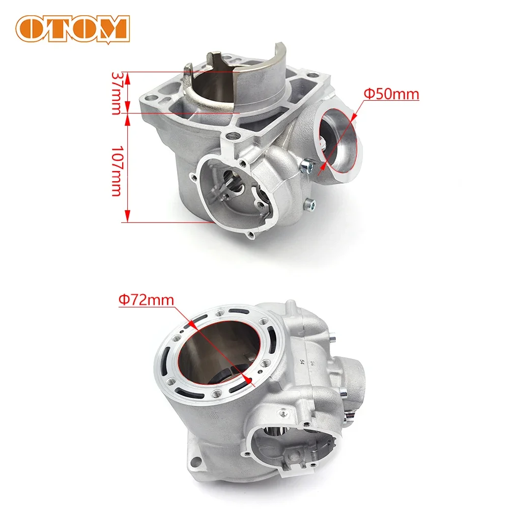 OTOM-Bloque de cilindro de aire para motocicleta, piezas de motor de Motocross, 72mm, 55630038000, para KTM HUSQVARNA TE TX XC XCW EXC 300