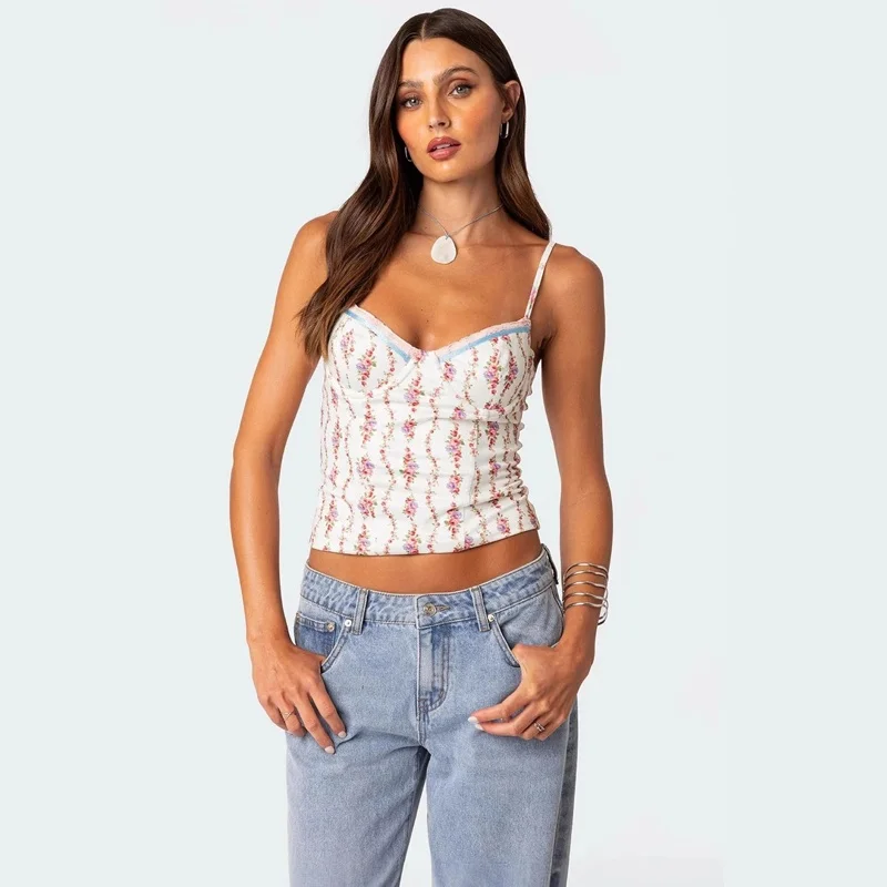 

Укороченный топ на бретелях с бюстгальтером, женский осенний Harajuku, уличный вырез, плечо, мягкий рукав, стрейч, женский внутренний тонкий женский модный праздник