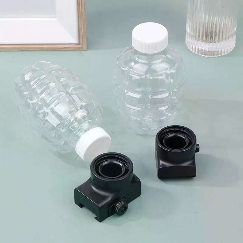 Storage Box Pineapple Bottle for Gel Balls, Water Ball Beads , Buckle Around the Waist Portable Ammo Refill Bottle for Gel Gun
