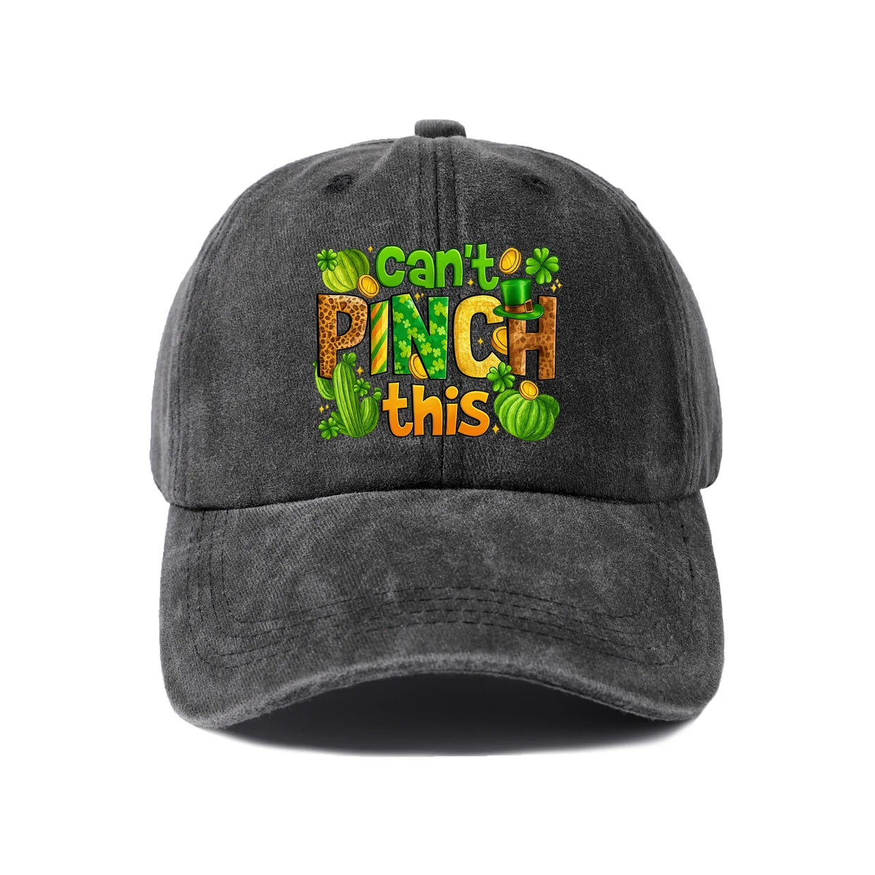 Can'To Inch This Graphic Vintage Washed Baseball Cap, Adjustable Unisex Dad Hat, Weekend Gift