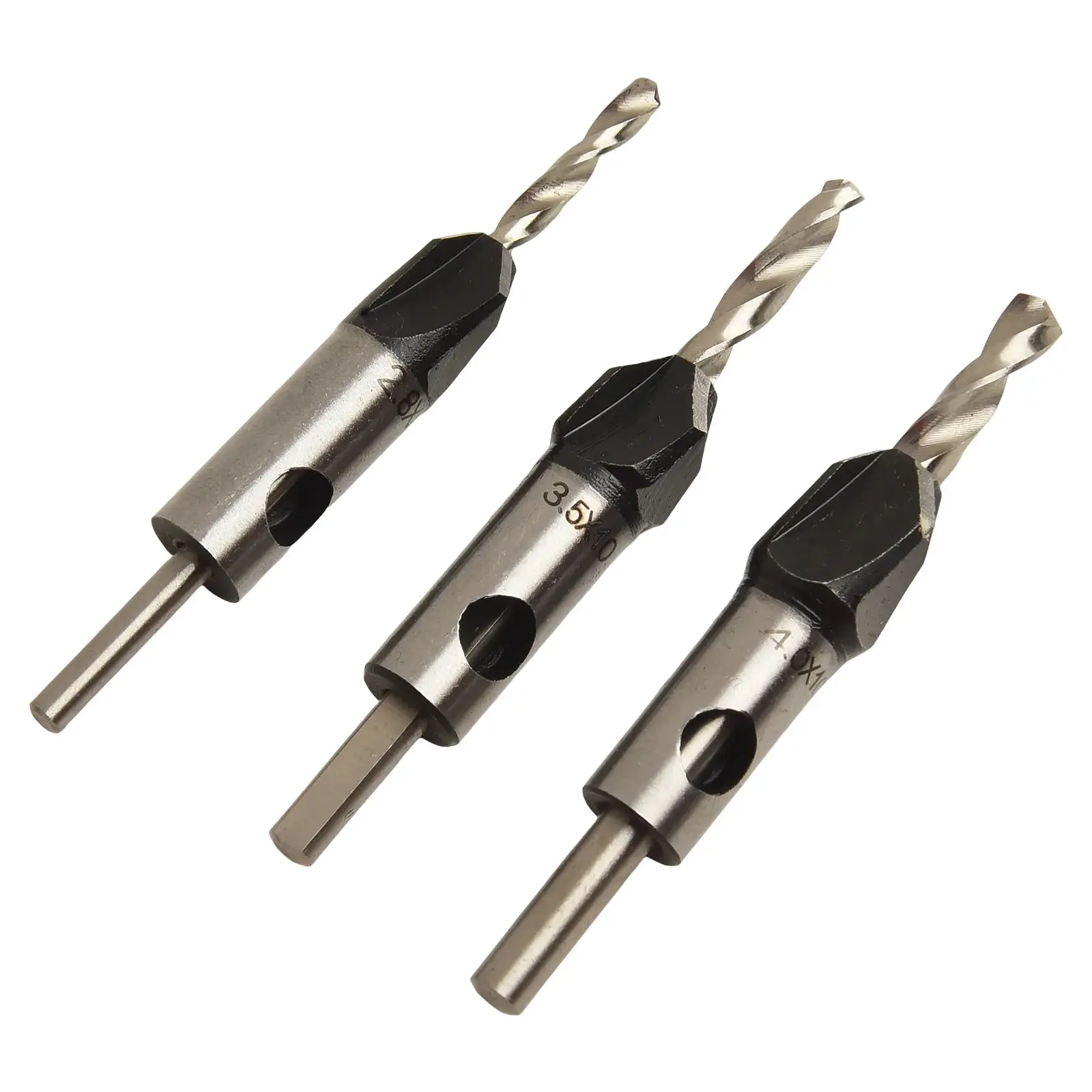 

2.8*8mm Countersink Drill Bit Easy To Use Countersink Bits Depth Stop Drill Bits Professional Results Wear Resistant