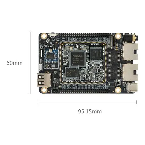 Rockchip-كمبيوتر مصغر اللوحة الرئيسية ، ROC-RK3308B-CC-Plus ، Core 3308Y ، كمبيوتر سطح المكتب