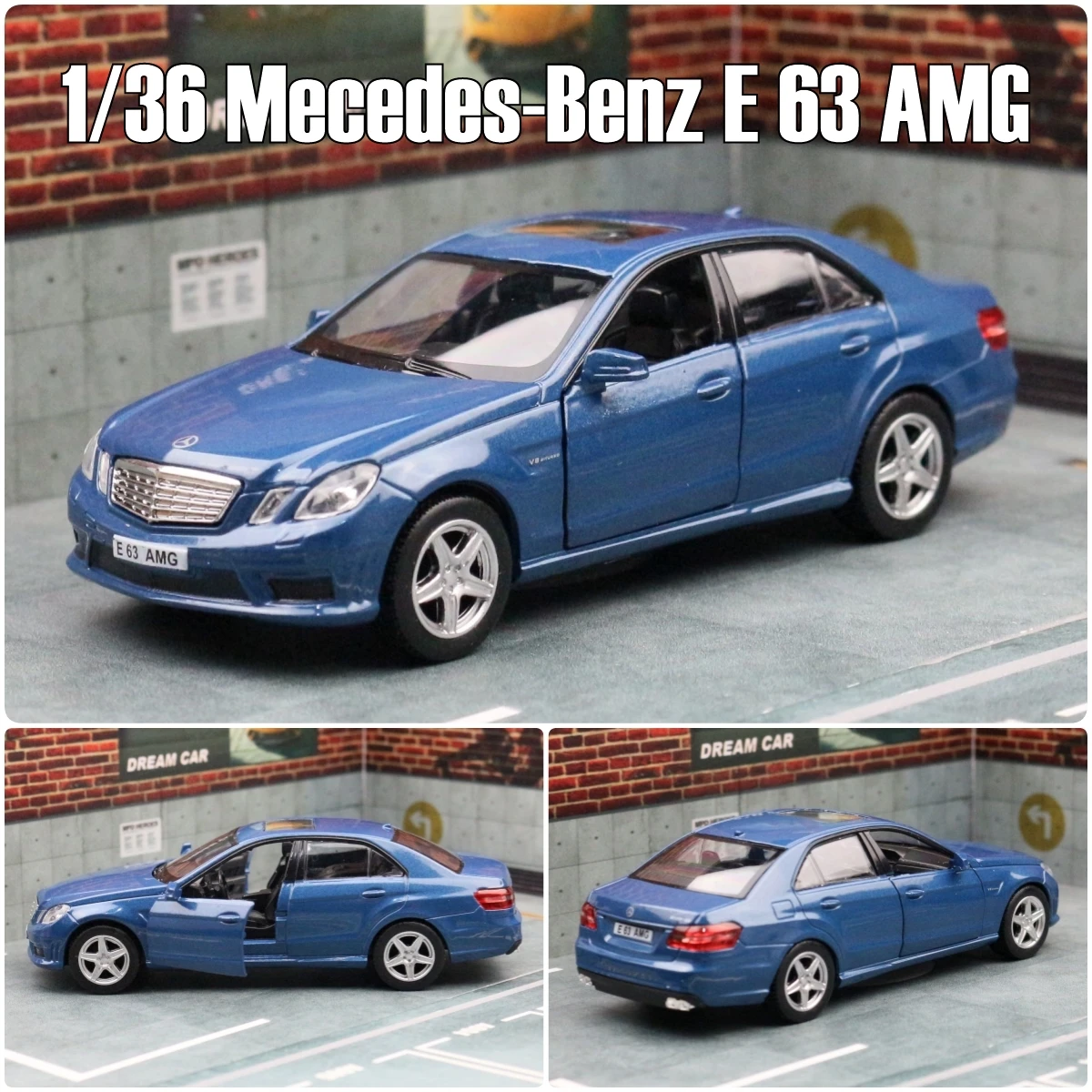1/36 Mercedes-Benz E-Class E 63 AMG Toy Car Model For Children RMZ