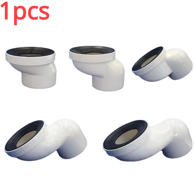 For Toilet Displacement Device, Toilet Seat,Toilet Seat, PVC Drainage Pipeline Translation Pipe Change, 2.5/5/10cm/Anti Blocking