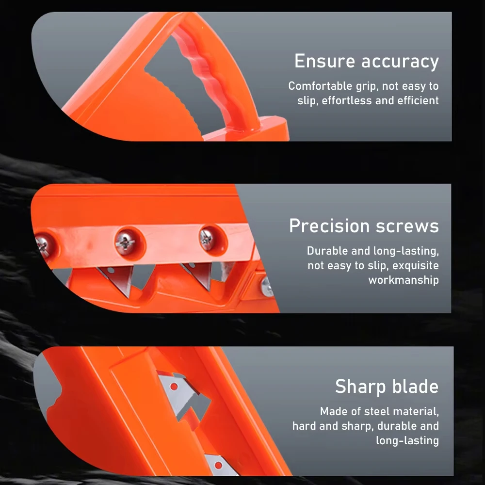 Cortador rápido de placas de yeso con hoja, tabla de yeso, plano manual, borde de paneles de yeso, chaflán 45, 1 ud. °   Juegos de herramientas manuales para recortadora de carpintería