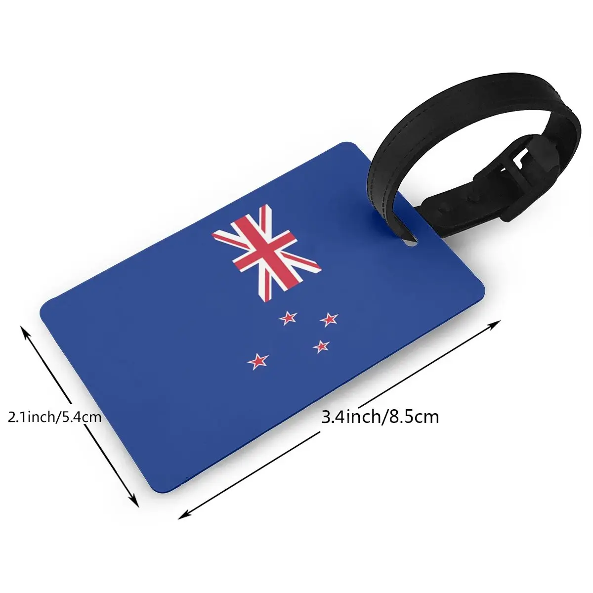 Nieuw-Zeeland Vlag Wellington Bagagelabels Koffer Reizen Pvc Mode Bagage Instaplabel Draagbare Label Houder ID-Adres