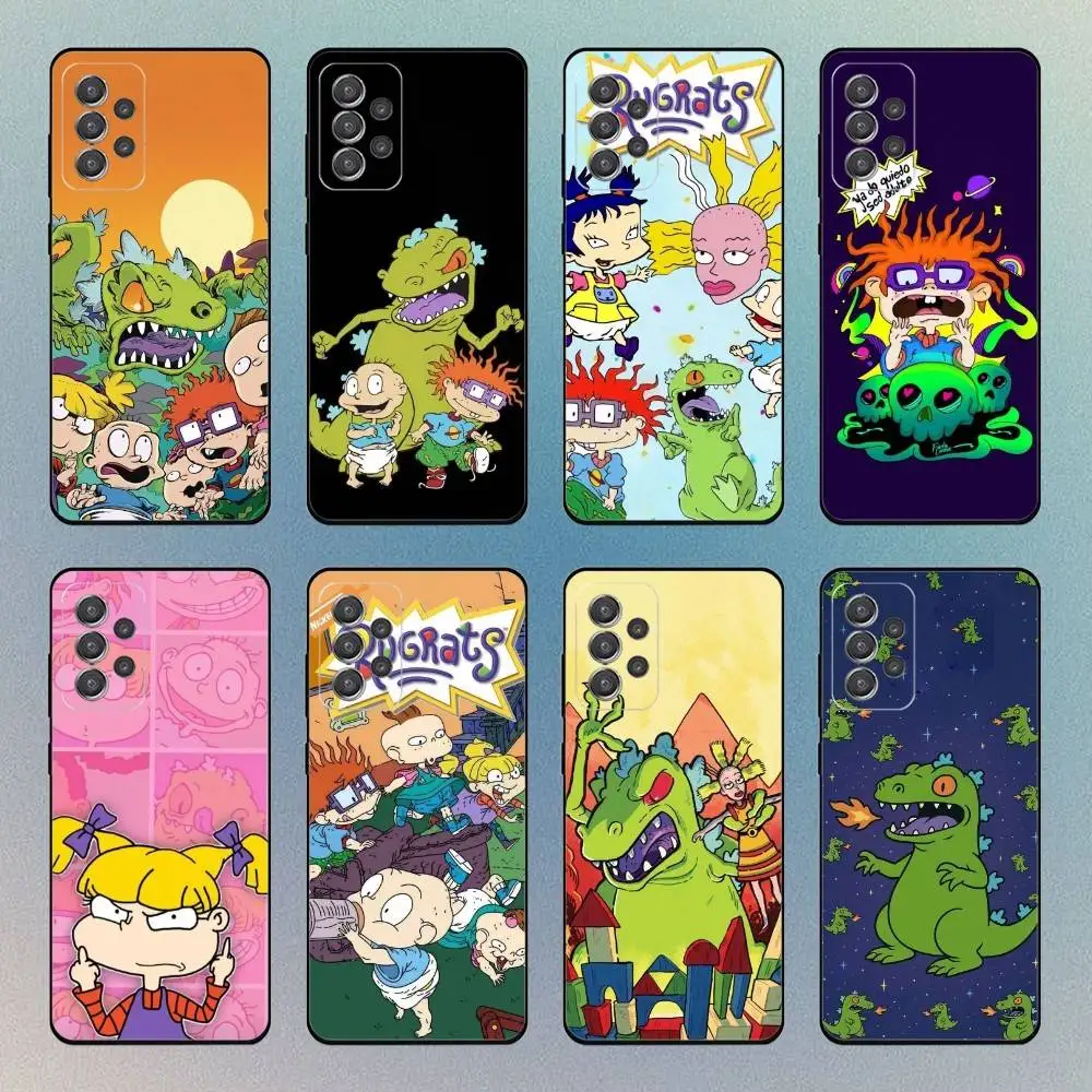 

Cartoon R-Rugrat F Phone Case For Samsung Galaxy S25,S24,S21,S22,S23,S30,With Bracket Cover