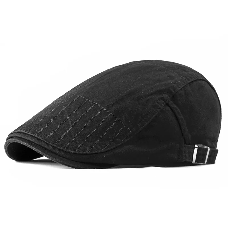 

European And American Plus Size Pure Cotton Hat Wholesale Spring Summer Autumn New Beret Men's Outdoor Peaked Cap Korean Style