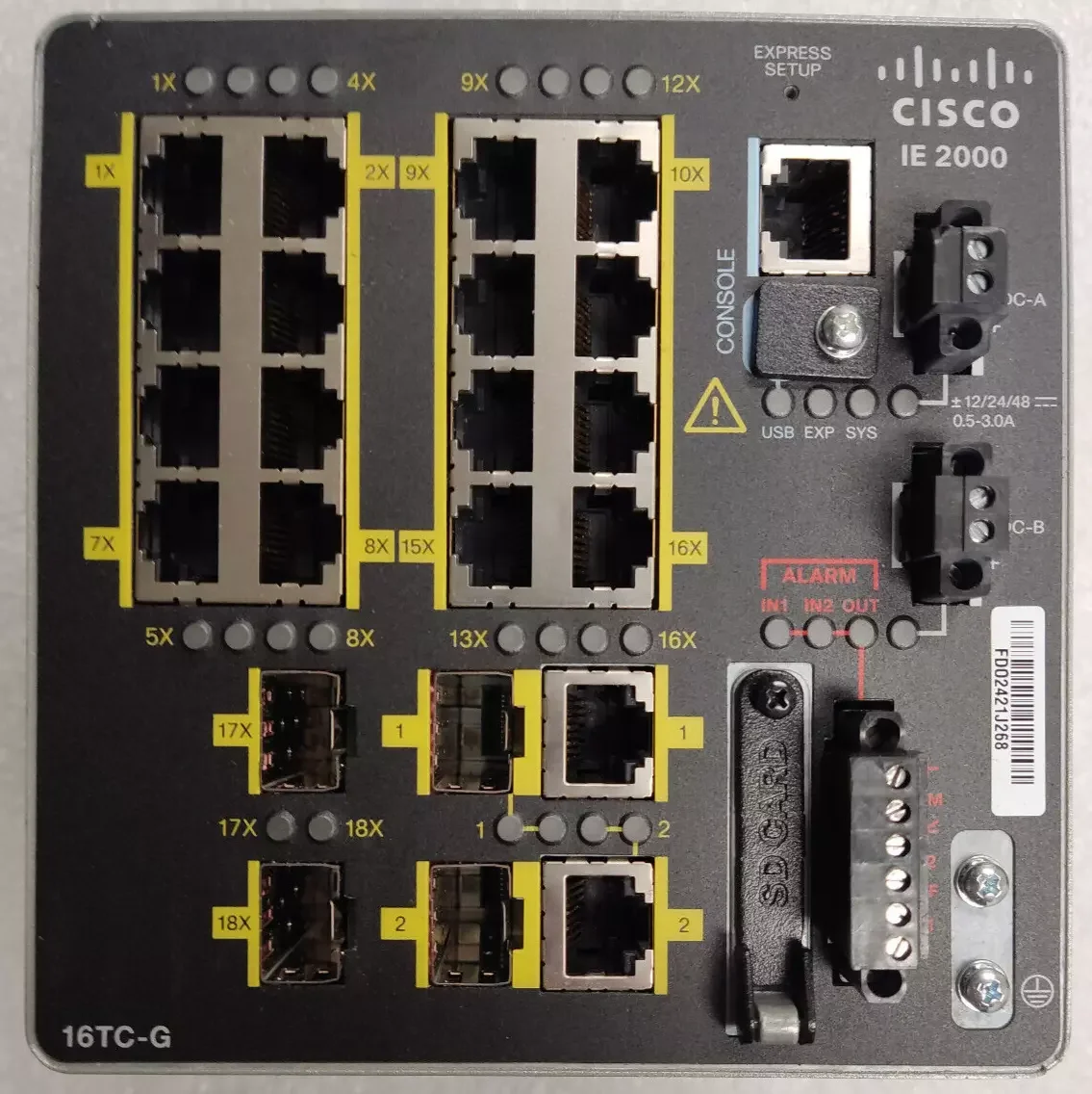 

New Original IE-2000-16TC-G-E Industrial Ethernet Switch IE2000 With 16FE Copper, 2GE SFP/T And 2FE SFP Industrial Switches