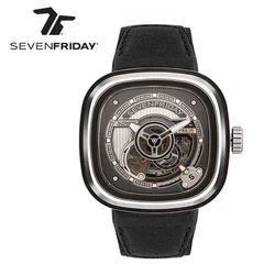 SEVENFRIDAY-PS2/01 watch, men's and women's automatic mechanical watch, P series, luxury brand, gift, waterproof and high-end