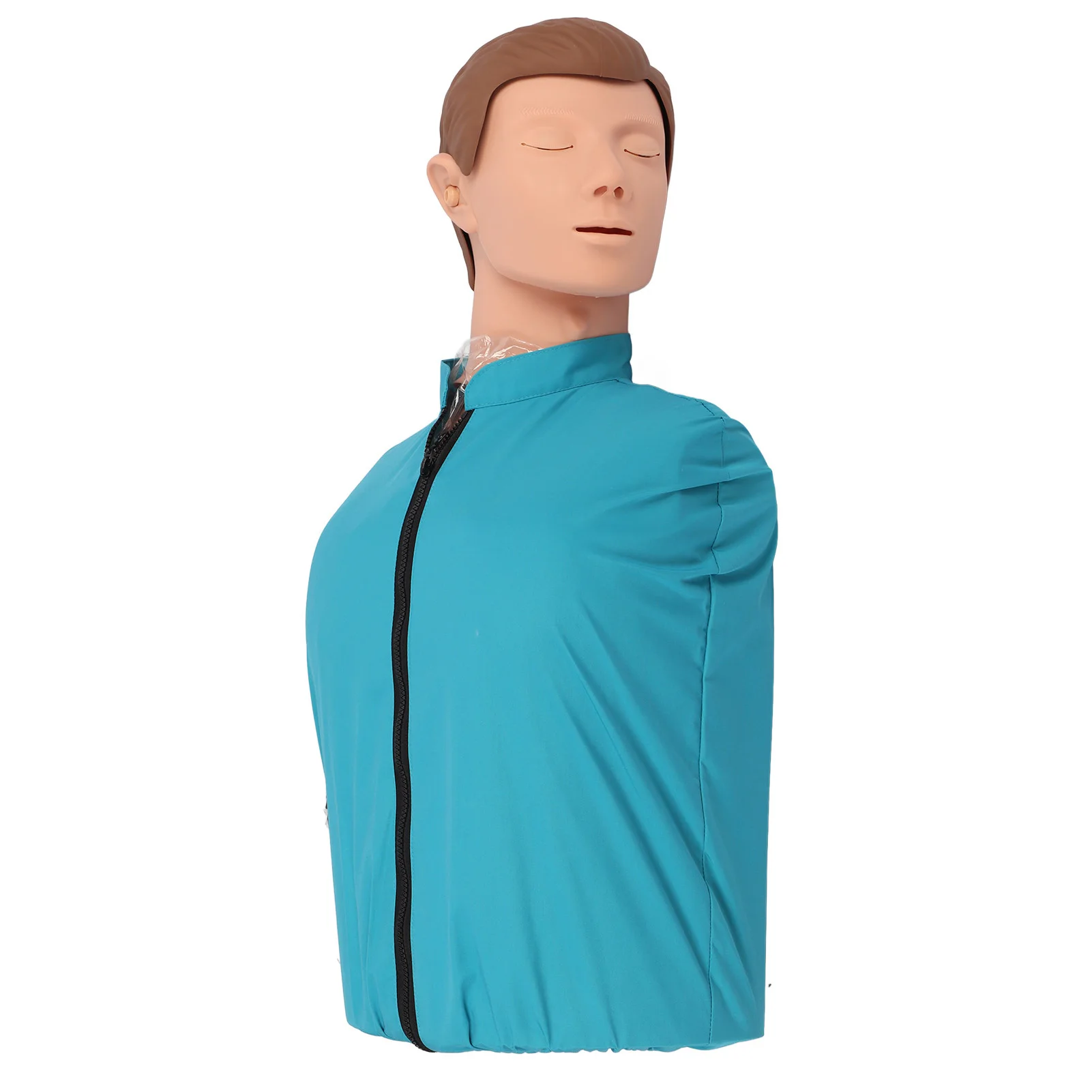 Cardiopulmonary Resuscitation Training Mannequin Rubber Half Body Artificial Respiration Human Model