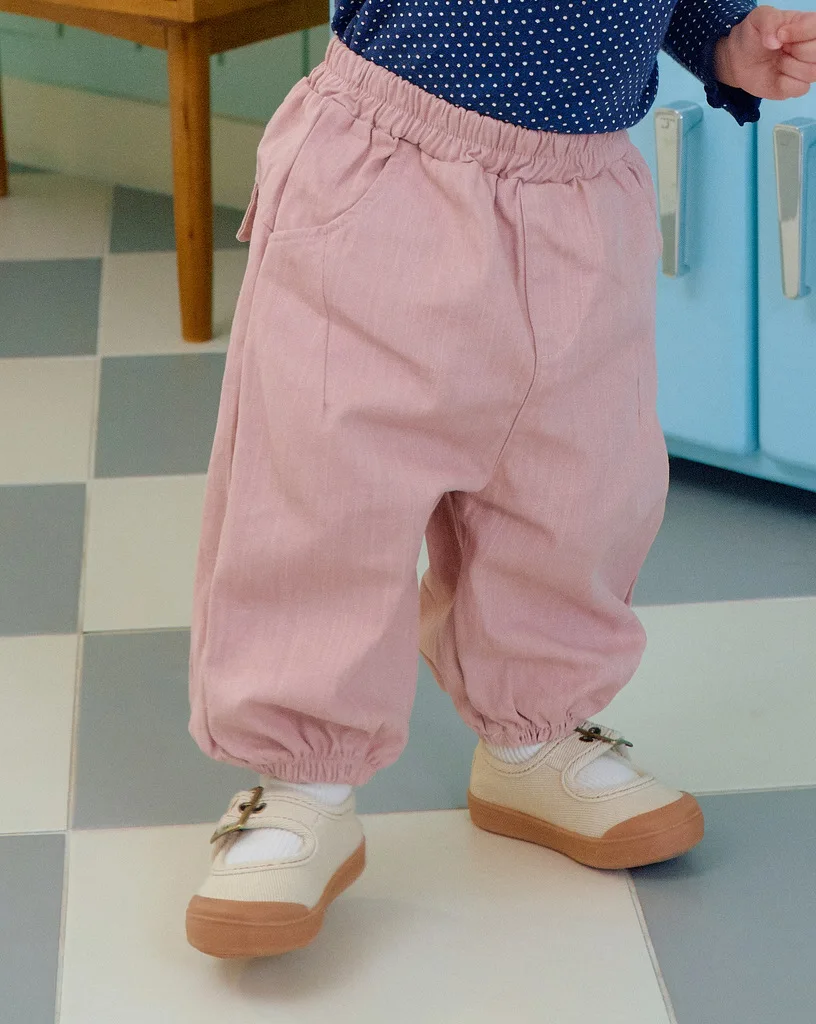2026 Autumn New Baby Solid Casual Pants Boys Girls Loose Trousers Infant Harem Pants Toddler Sportpants Kids Clothes