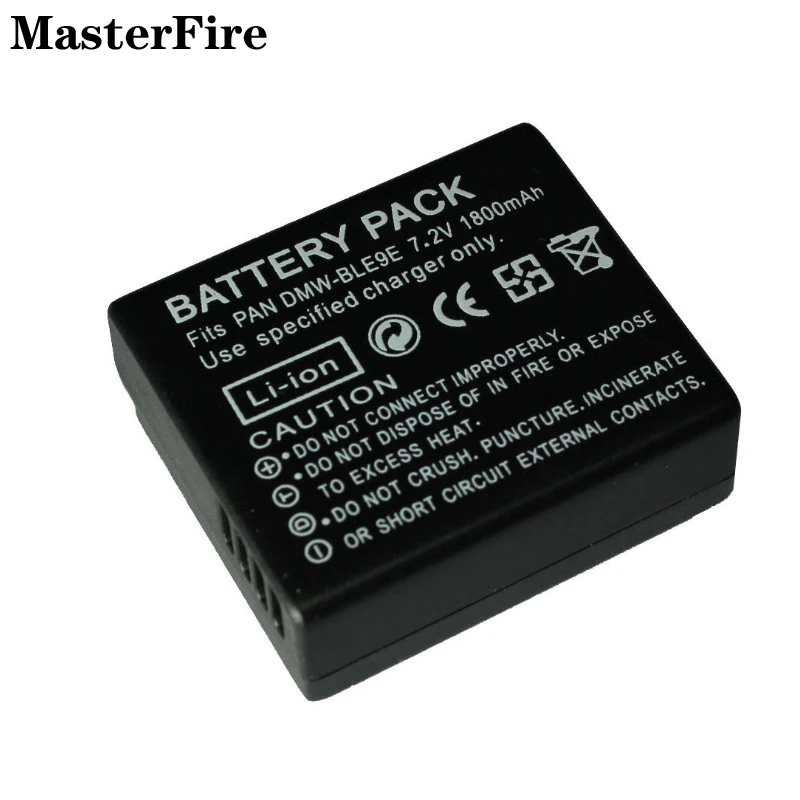 DMW-BLE9E DMW-BLE9 DMW-BLG10 DMW-BLG10E BLG10GK 1800mah Camera Battery for Panasonic Lumix DMC-GF3GK DMC-GF5 DMC-LX100 Batteries