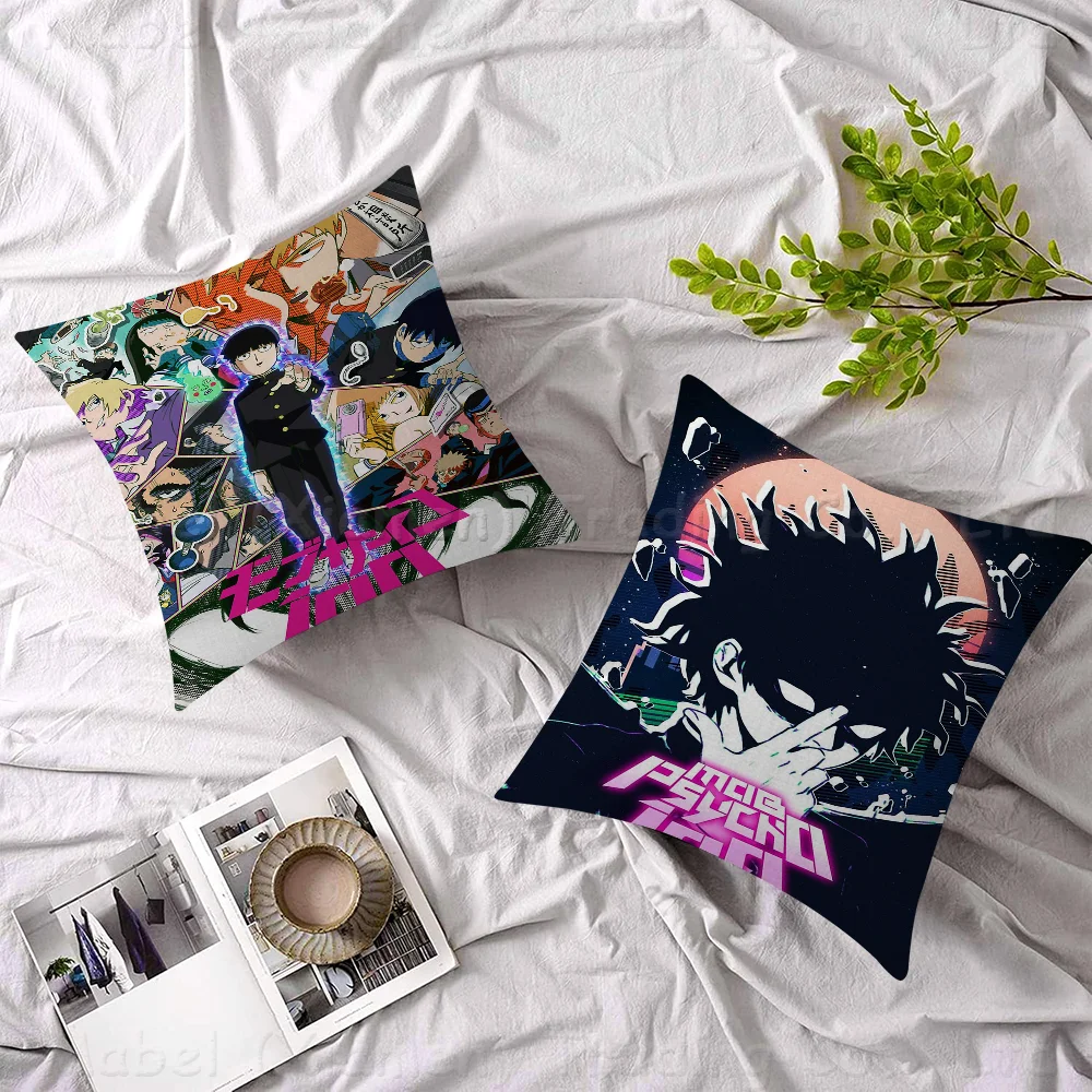 Anime Mob Psycho 100 Pillow Cover Design Cushion Cover Decor Holiday Decorati