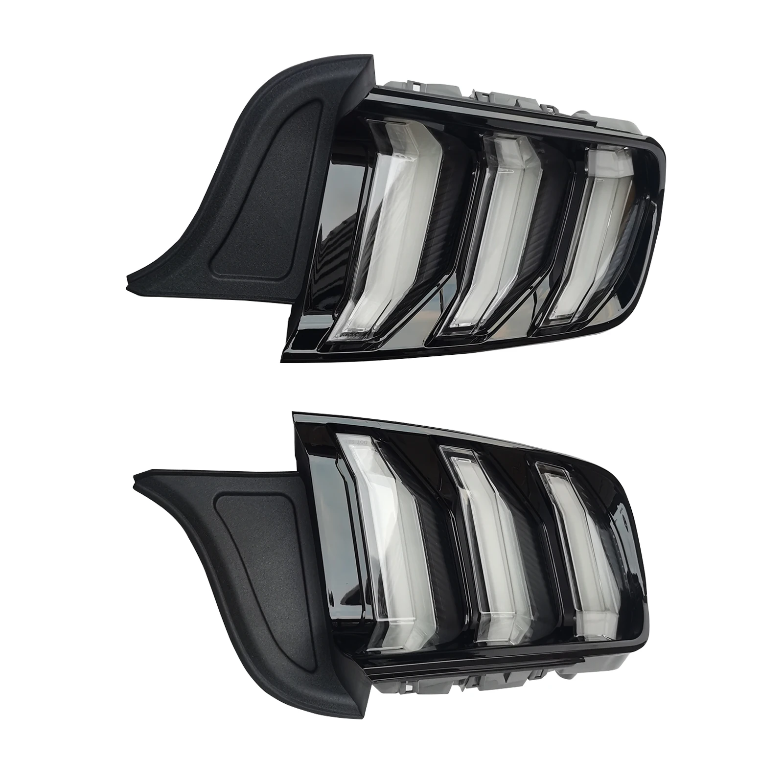 1Pair LED Sequential Tail Lights For 2015-2022 Ford Mustang EURO Style