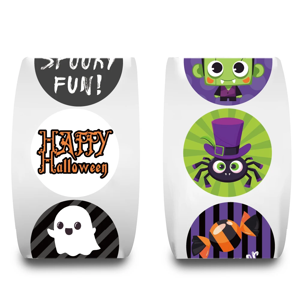 500/2500 SZTUK Naklejek na Halloween, Naklejki na Laptopa, Bagaż, Personalizacja, Deskorolka, Do Salonu, Do Domu, Naklejki Harajuku