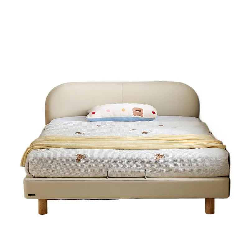 

Современная детская кровать из белого кожаного изголовья с мягкой французской мебелью для отелей