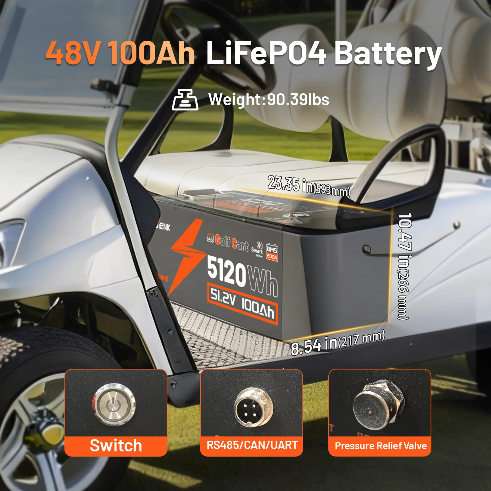 Humsienk LiFePO4 Pil 48V 100Ah - Lithium Battery 100Ah incelemesi ve fiyatı