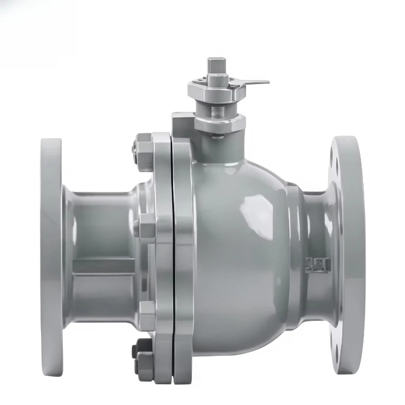 Stainless steel flanged ball valve, floating ball soft seal manual valve