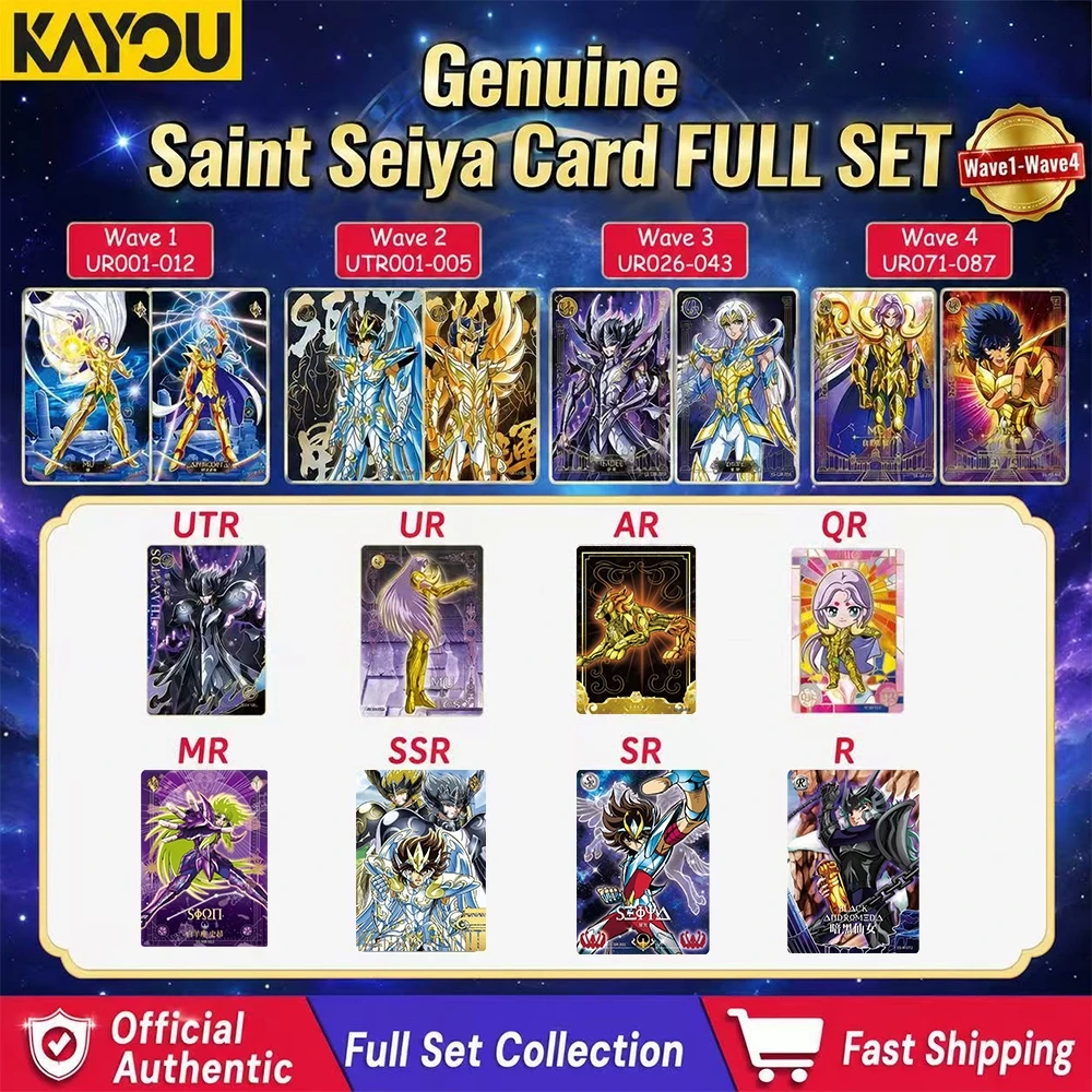 R/Anime Merchandise - Kartu Asli Kayou Saint Seiya Wave1-Wave4