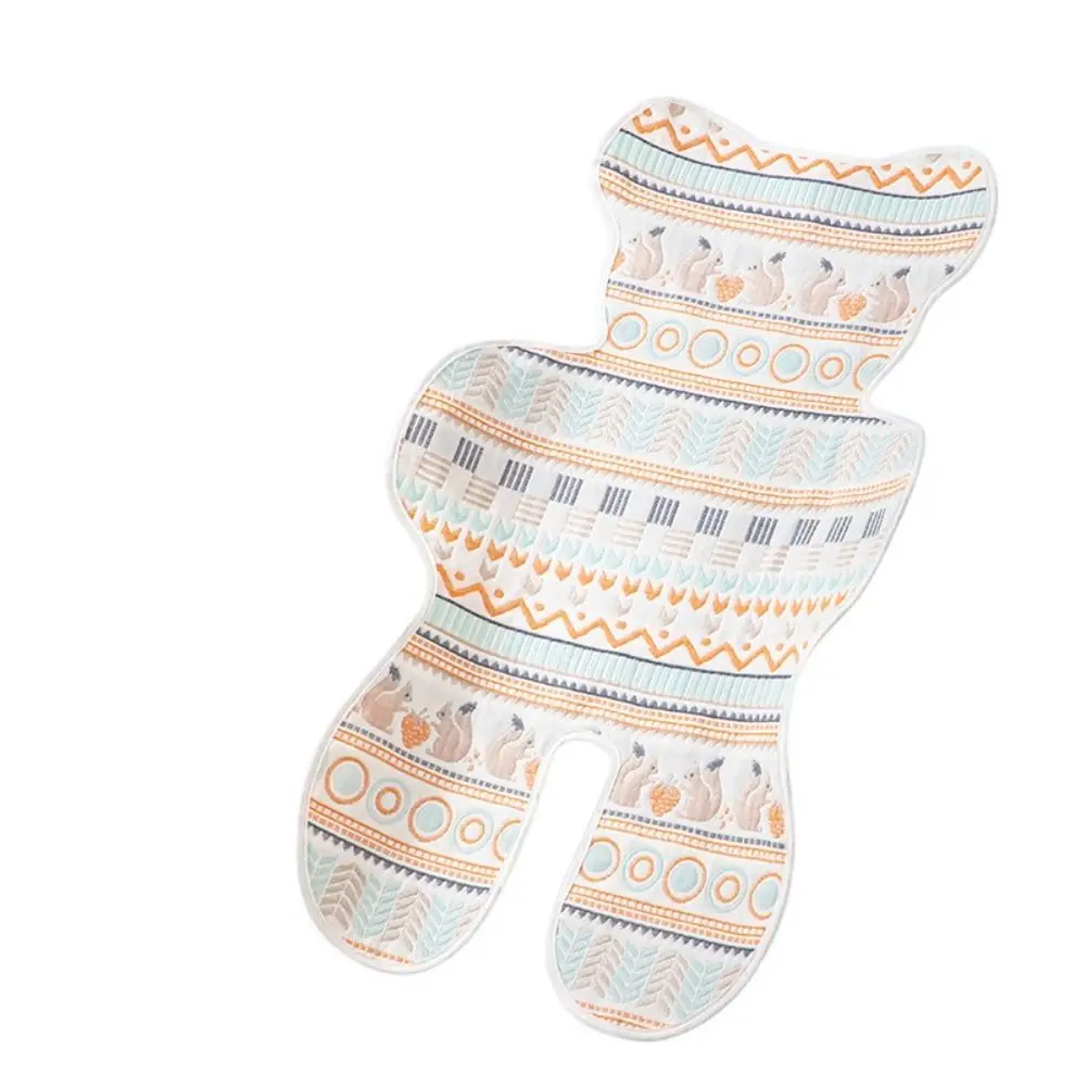 Comodo cuscino rinfrescante per passeggino morbido Cuscino per passeggino traspirante carino Cuscino per carrozzina Tappetino per carrello per seggiolino auto Cura del bambino