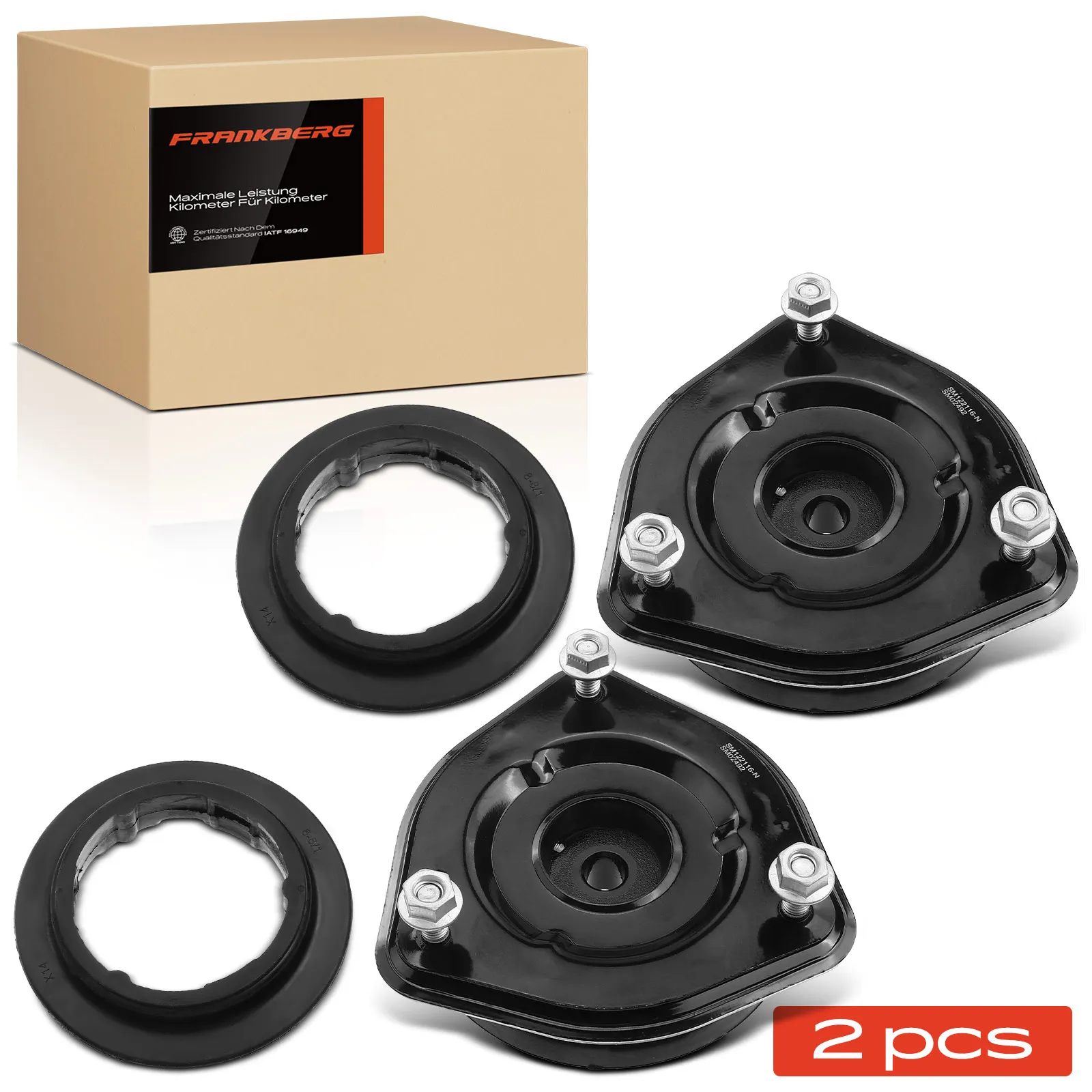Frankberg 2X Domlager Support de suspension pour Nissan 350 Z Coupe Infiniti M35 2002-2011 K160105 54034Al500 802492 54320Al500