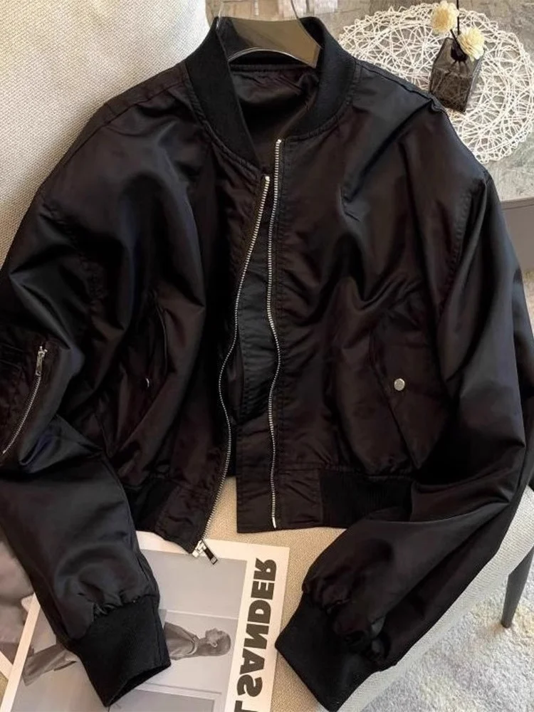 Bla ort البيسبول Jaet المرأة عارضة Sle عمال سترة واقية معطف ربيع الخريف جديد وصول تخفيف Faion فضفاضة تناسب