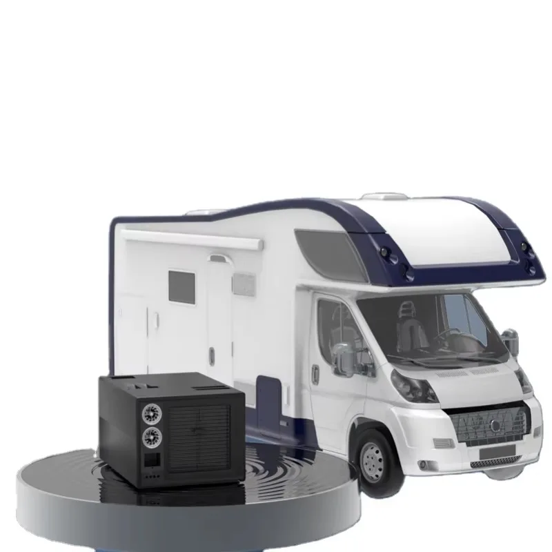 Aire acondicionado portátil para coche, refrigerante Universal 12v 24v 48V nuevo bajo el banco RV Inverter R134A