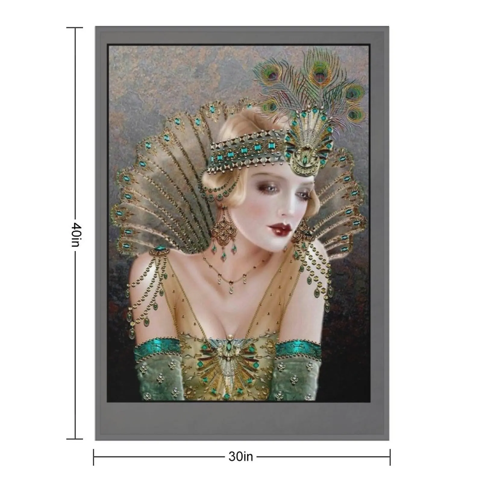 FLAPPER : Vintage 1929 Beautiful Fashion Magazine Advertising Print Throw Blanket Sofas valentine gift ideas Blankets