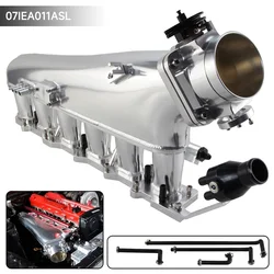 Intake Manifold Kit 90mm Throttle body For Nissan Skyline ECR33 GTS GTS-T RB25 RB25DET 2.5L Engine 1993-1998  Aluminum