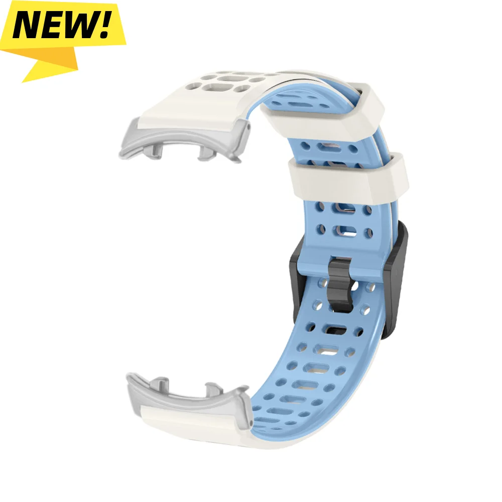 

Silicone Watch Strap with Breathable Air Holes+Zinc Alloy Buckle For Honor Watch Fit Quick Release Sport Band Man Woman Bracelet