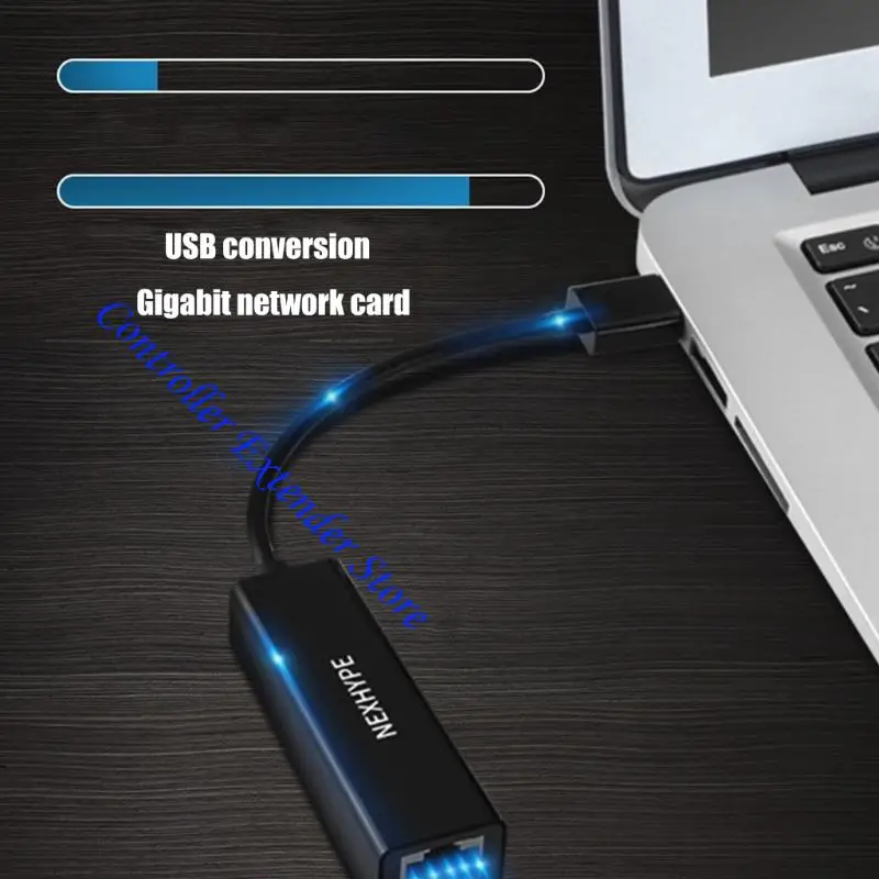 N84B Пластиковые USB3.0 в RJ45 Ethernet Port Converters поддерживает для систем