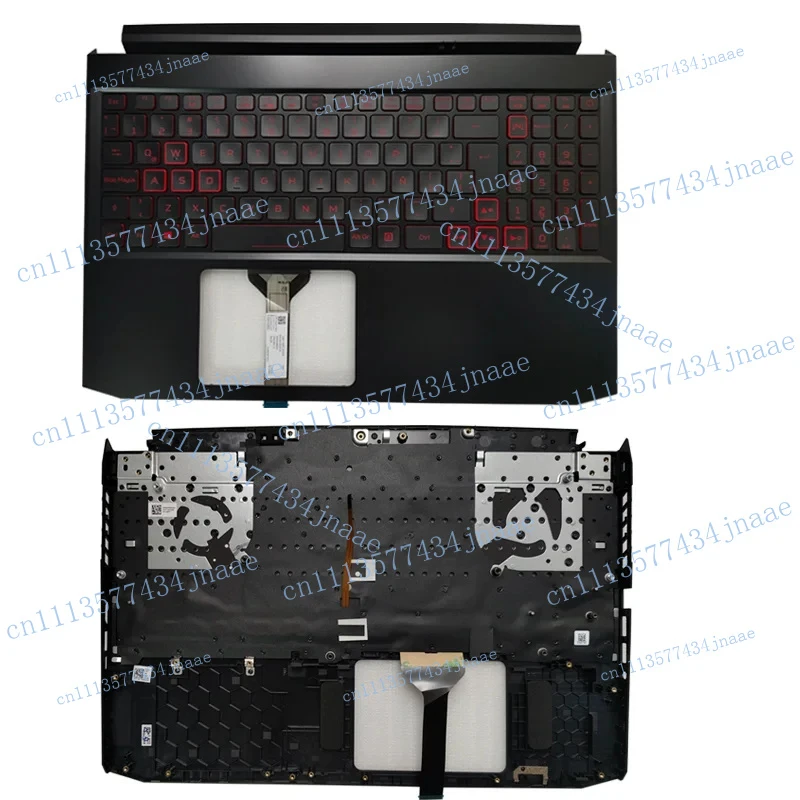 Palmrest with US/SP/UK/LA Language Red Words Backlight For Acer Nitro5 AN515-57