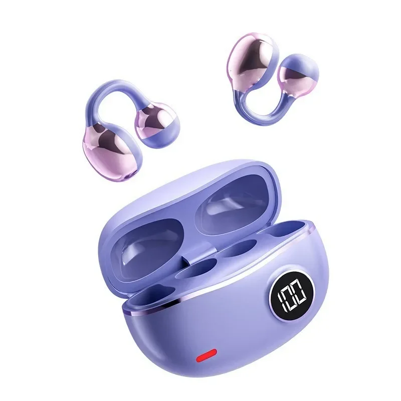Wireless Bluetooth Earphone HIFI Stereo Sound ENC Headphones Power Display Earbuds For Samsung XIAOMI M91 Ear Clip Headset — product photo 1 of 1