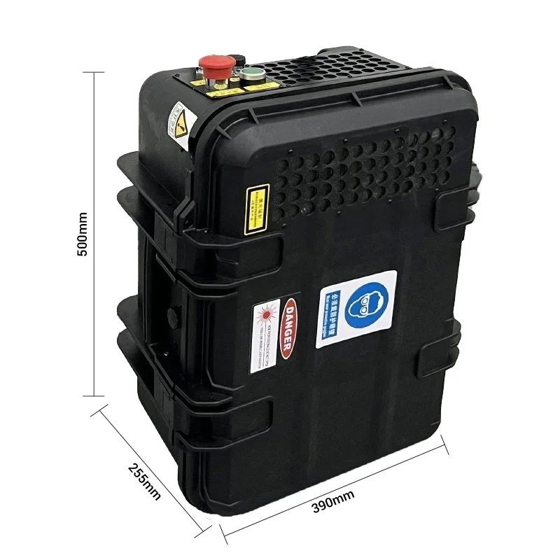 Handfaserlaser-Reinigungsmaschine für die Rostentfernung von Metall, Rost, Laser, Rost, Metallöl, 200 Watt, Kofferstil