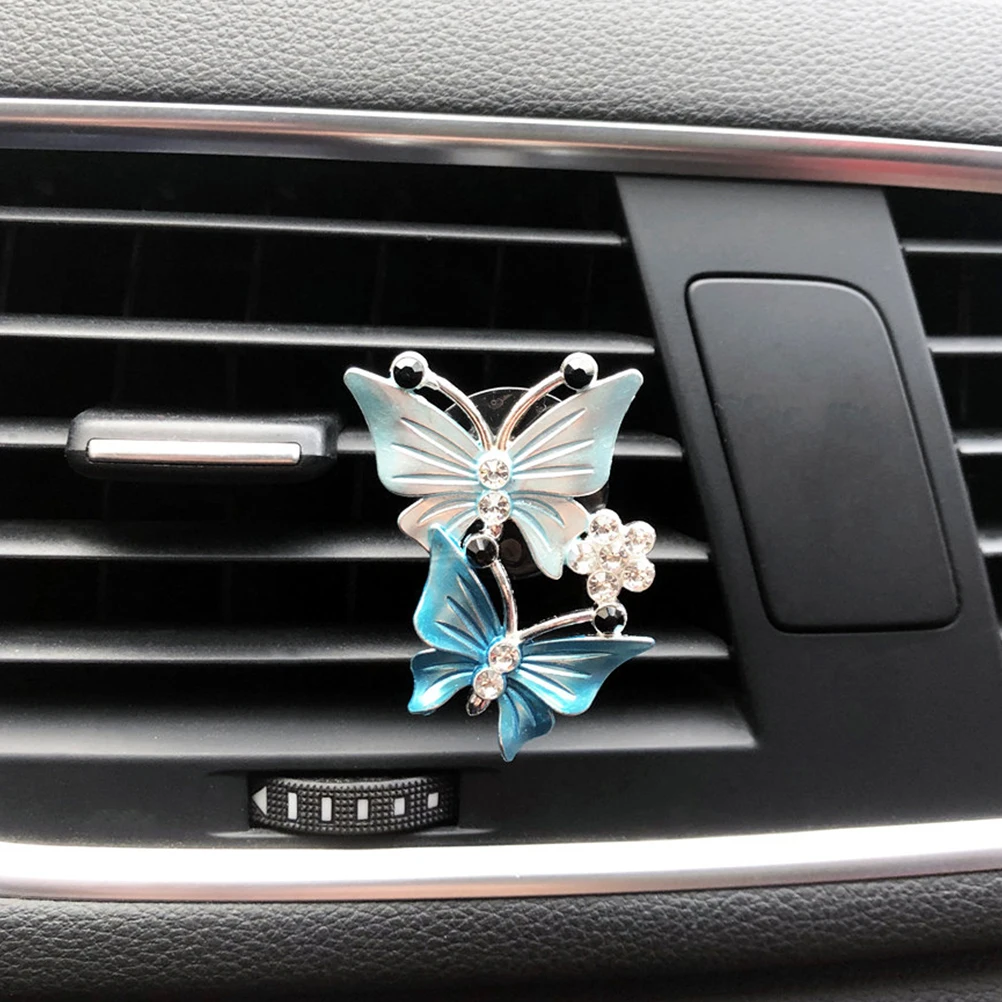 

2Pcs Car Perfume Decorations Air Vent Clips Essential Oil Diffuser Interior Aroma Monkey Design Fragrance Balm Stress Relief