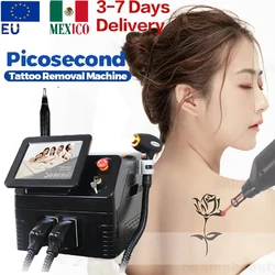 Máquina láser de picosegundos profesional, alta potencia, potente interruptor Q, Nd Yag, eliminación de tatuajes, máquina de salón de belleza de picosegundos