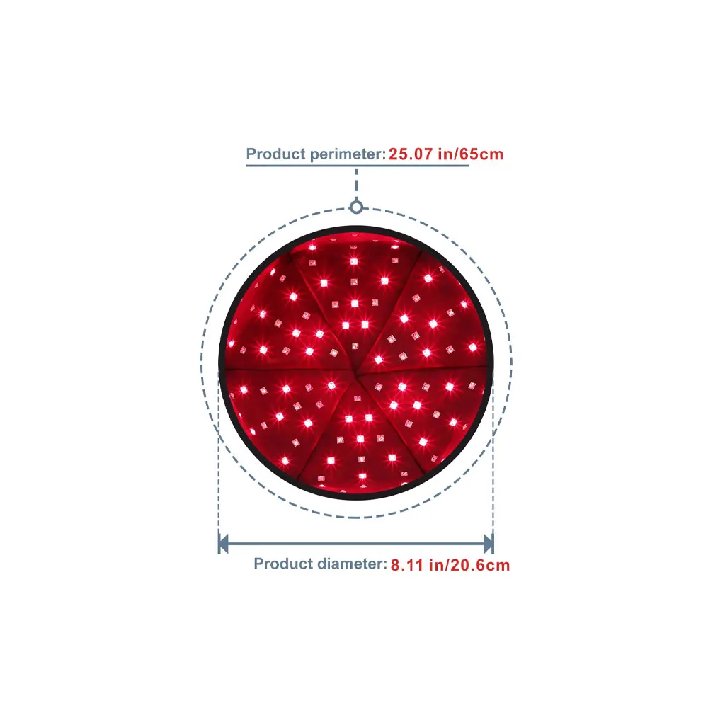 NIR Infra Therapy Helmet Cap 660nm 830nm Phototherapy Device Hair Growth Regrowth Targeting Head Infrared LED Red Light Hat - view 3