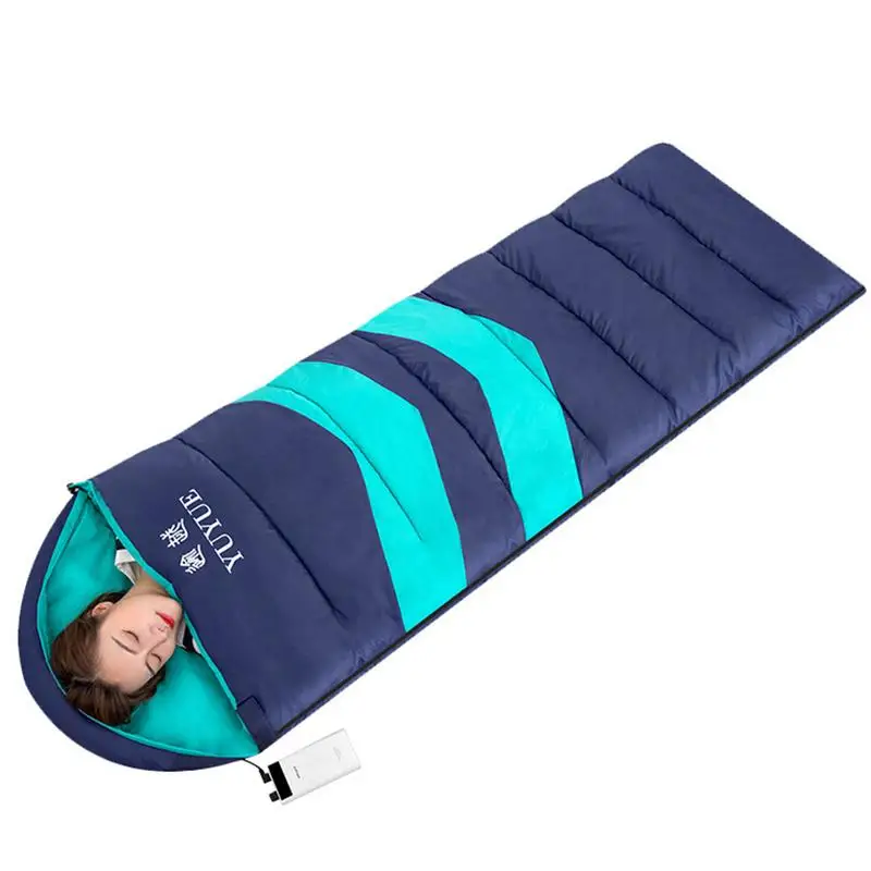 

Electric Heated Sleeping Bag 3-speed Temperature Adjustment Sleeping Bags Mummy Lightweight Wearable Sleeping Cushion For