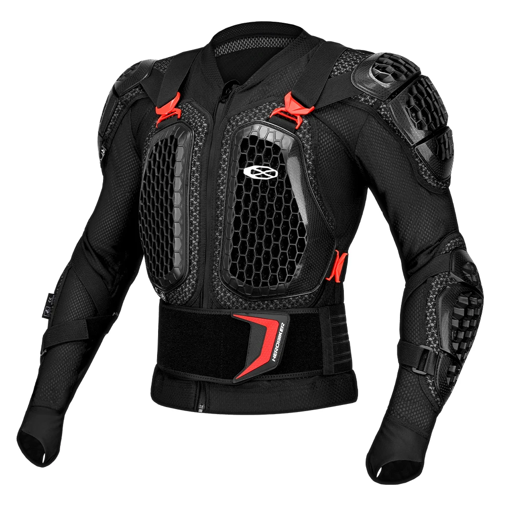 Men's Motorcycle Armor Jackets Anti-Fall Motorbike Body Armor Jackets Wear-Resistant Motocross Riding Clothing Protection M-3XL - view 2