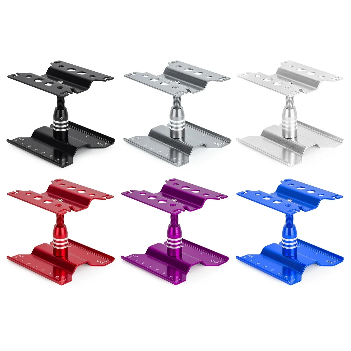 Aluminum 360 Degree Rotating Repair Station Work Stand Assembly Platform For 1/16 1/18 1/24 RC Crawler Axial SCX24 Traxxas TRX4M