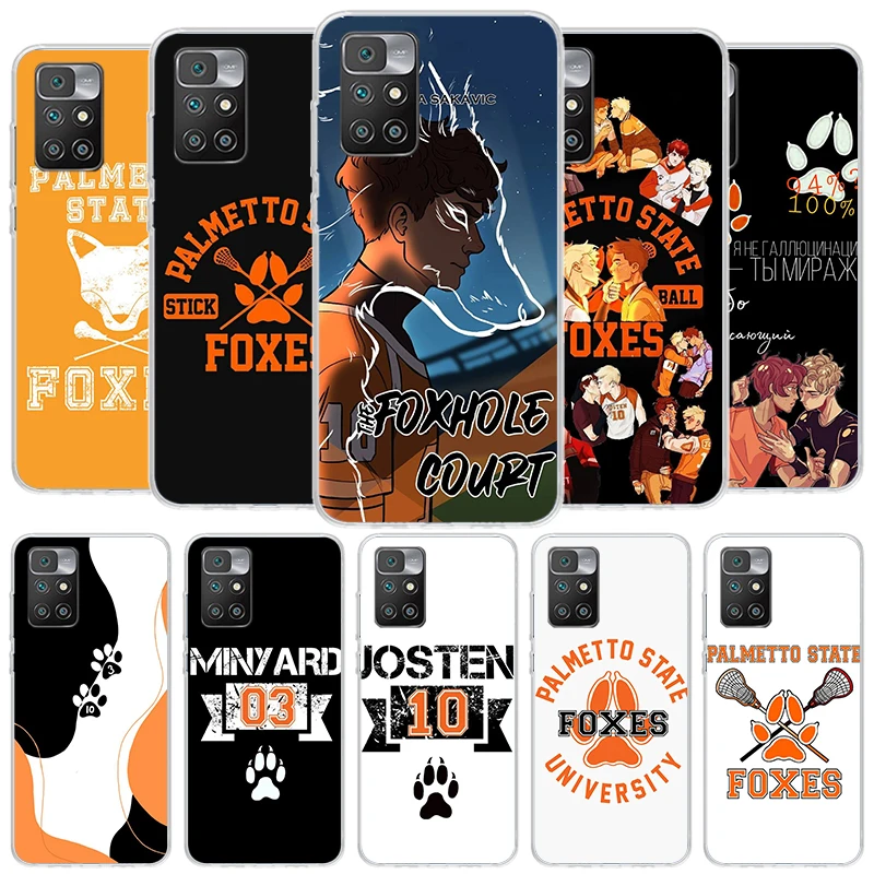 Andreil All For The Game Palmetto State Foxes Cover Phone Case For Xiaomi Redmi 12C 12 10C 10 9C 9 10A 9A 8A 9T 7A 7 6A 6 Pro K2