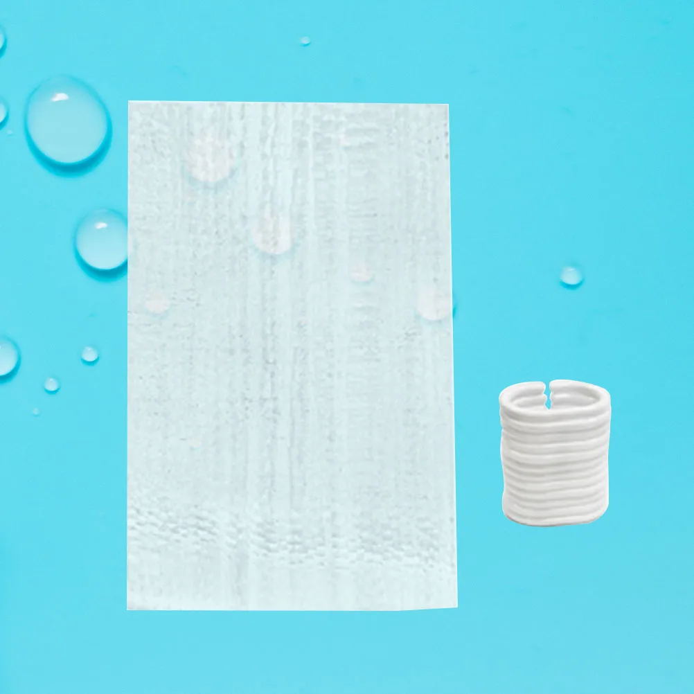 

Waterproof Mildew Resistant 3D Effect Eva Shower Curtain 180x180cm Semi-Transparent Privacy Protection Shower Curtain