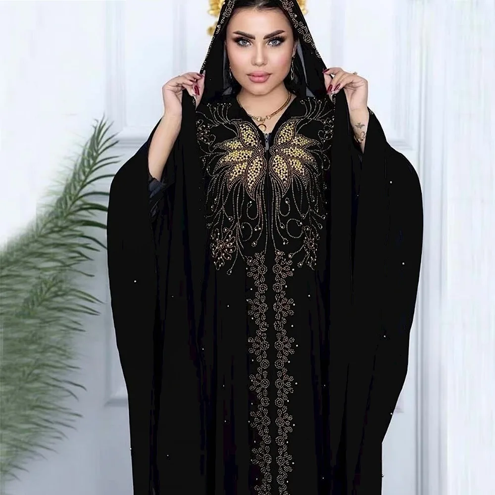 

Customized Customized Luxury African Dresses for Women 2025 New African Clothing Dashiki Diamond Abaya Dubai Robe Evening Long