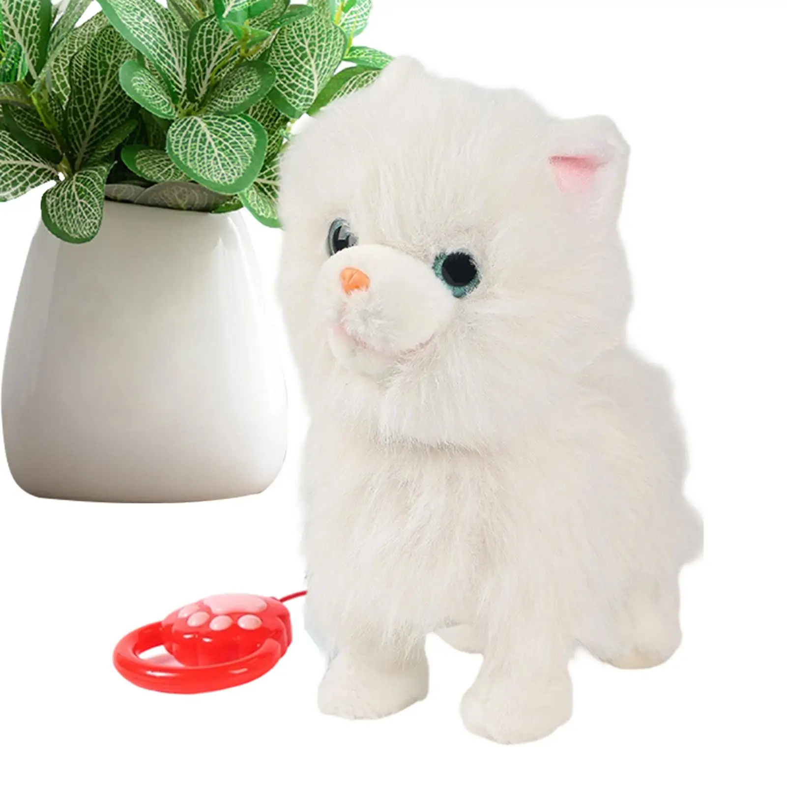 Juguete de Peluche Eléctrico para Perro, Juguete Interactivo Electrónico para Niños y Niñas, con Movimiento de Cola y Canto