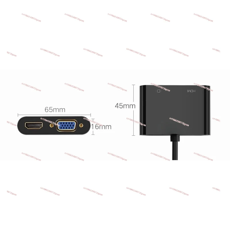 Converter high definition cable laptop interface adapter display projector connector